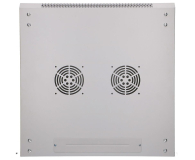 Extralink Szafka wisząca rack 12U 600x600 szara metalowe drzwi EX.12981 - 489405 - zdjęcie 7